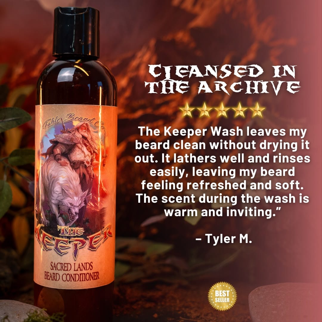 The Keeper - Beard Wash - Exotic Tobacco, Citrus Zest, Ancient Woods, and Spicy Patchouli