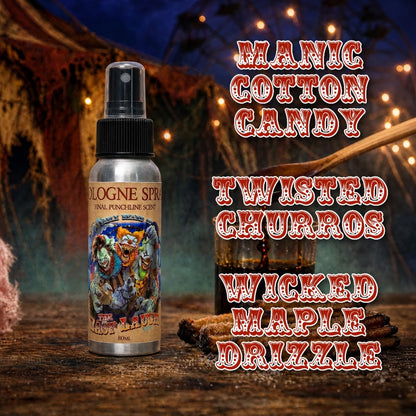 The Last Laugh - Cologne - Manic Cotton Candy, Twisted Churros, Wicked Maple Drizzle
