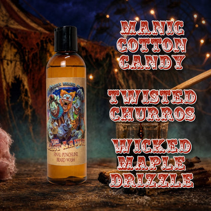 The Last Laugh - Beard Wash - Manic Cotton Candy, Twisted Churros, Wicked Maple Drizzle