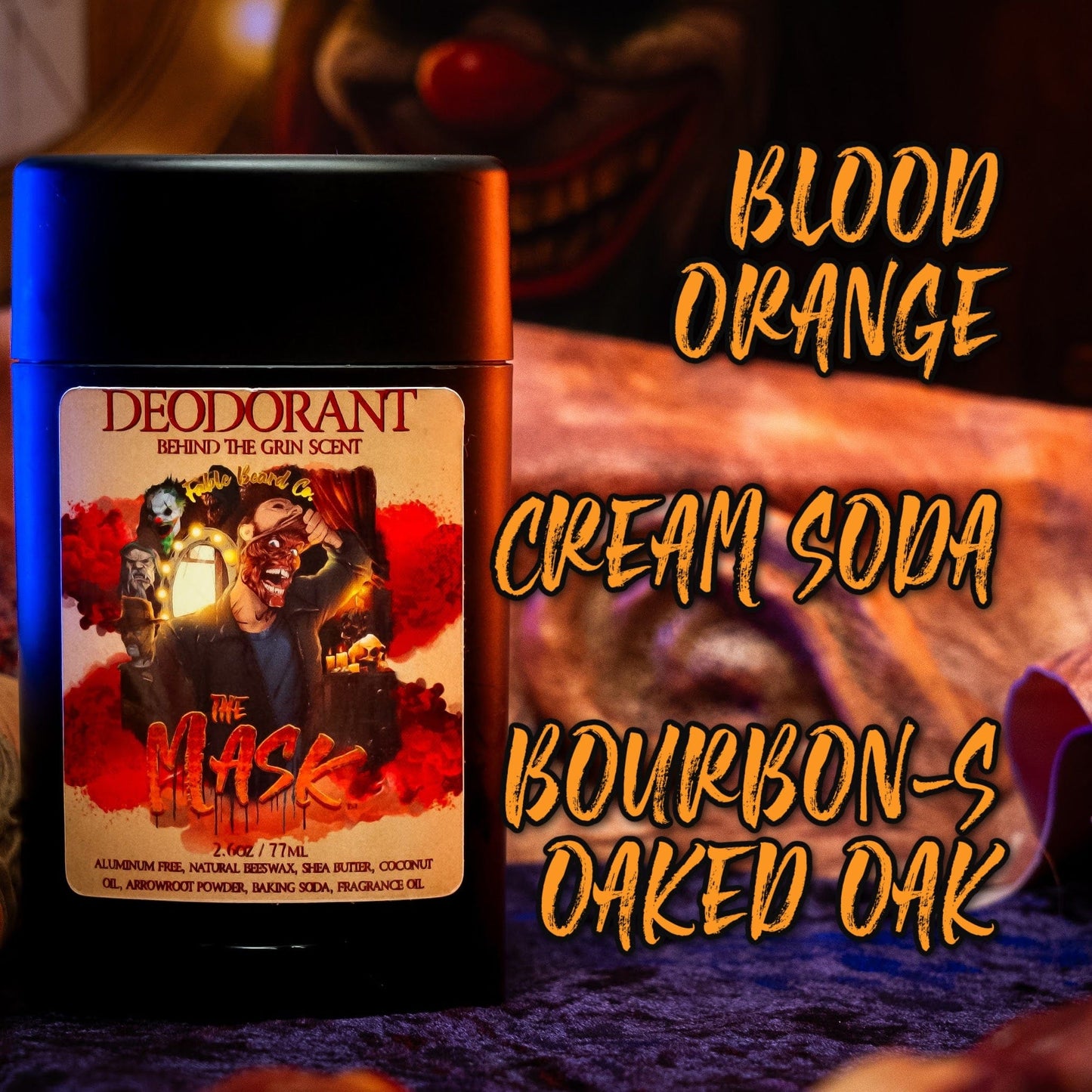 The Mask - Deodorant - Blood Orange, Cream Soda, Bourbon-Soaked Oak