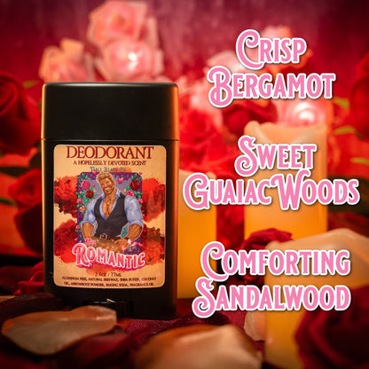 The Romantic - Deodorant - Crisp Bergamot, Sweet Guaiac Woods, Comforting Sandalwood