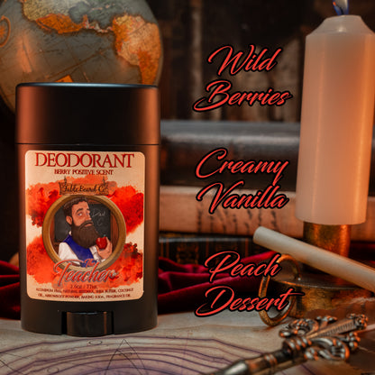 The Teacher - Deodorant - Fresh Apples, Wild Berries, Creamy Vanilla