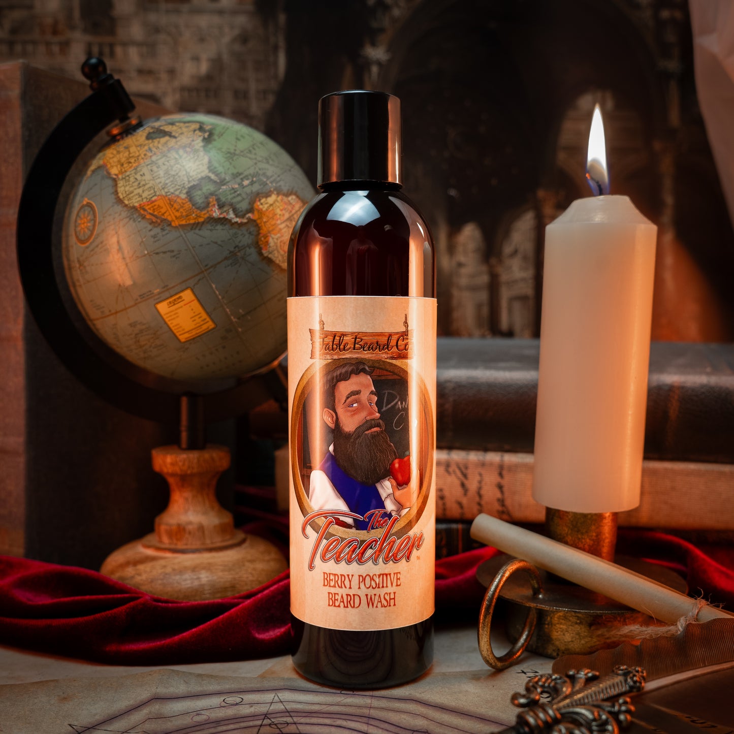 The Teacher - Beard Wash - Fresh Apples, Wild Berries, Creamy Vanilla