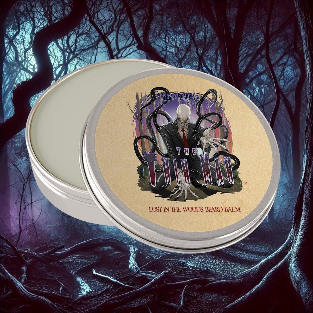 The Thin Man - Beard Balm - Misty Forest Air, Evergreen Trees, Bone-Chilling Mint, & Earthy Musk