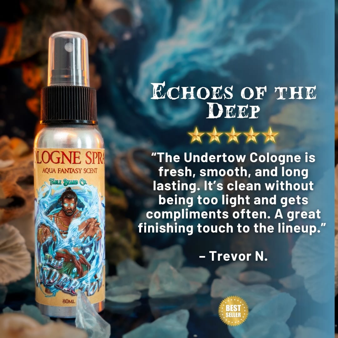 The Undertow - Cologne - Palm Tree Woods, Oceanic Musk, Peppered Bergamot, and Mossy Sea Caves
