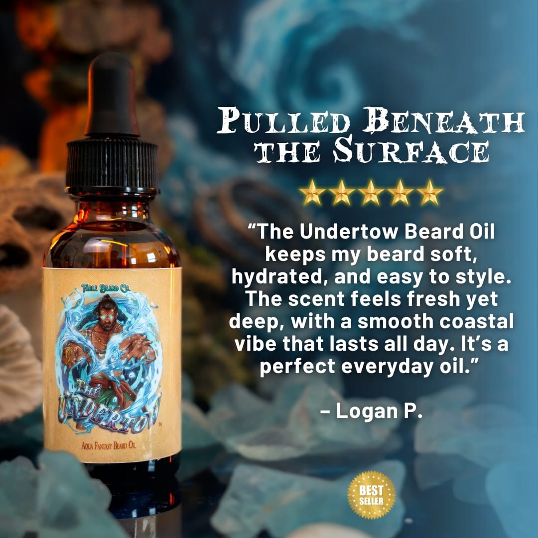 The Undertow - Beard Oil - Palm Tree Woods, Oceanic Musk, Peppered Bergamot, and Mossy Sea Caves