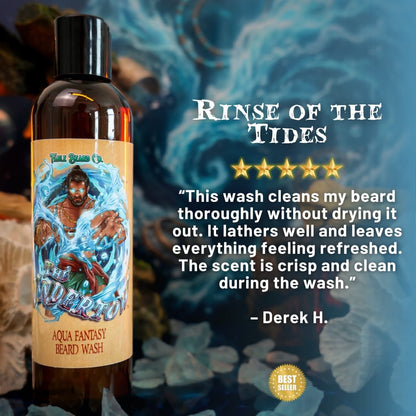 The Undertow - Beard Wash - Palm Tree Woods, Oceanic Musk, Peppered Bergamot, and Mossy Sea Caves