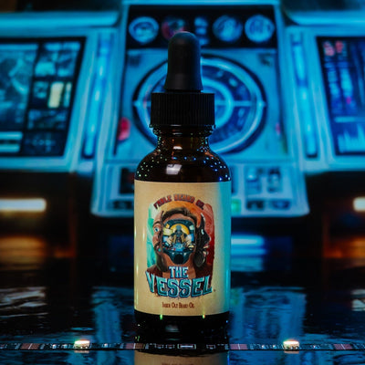 The Vessel - Beard Oil - White Amber, Sundrenched Green Apples, Transcendent Oakmoss