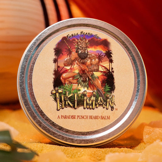 Tiki Man - Beard Balm - Juicy Pineapple, Jungle Woods, Spiced Rum