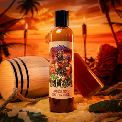 Tiki Man - Beard Conditioner - Juicy Pineapple, Jungle Woods, Spiced Rum
