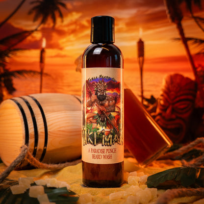 Tiki Man - Beard Wash - Juicy Pineapple, Jungle Woods, Spiced Rum