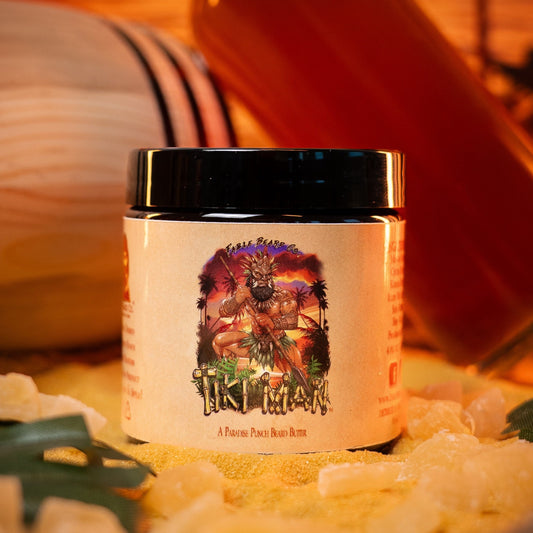 Tiki Man - Beard Butter - Juicy Pineapple, Jungle Woods, Spiced Rum