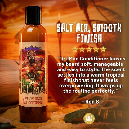 Tiki Man - Beard Conditioner - Juicy Pineapple, Jungle Woods, Spiced Rum