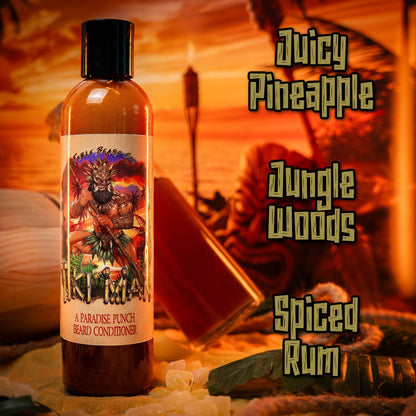 Tiki Man - Beard Conditioner - Juicy Pineapple, Jungle Woods, Spiced Rum