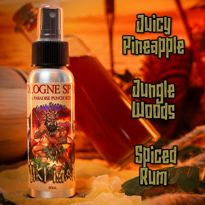 Tiki Man - Cologne - Juicy Pineapple, Jungle Woods, Spiced Rum