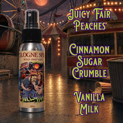 Tilt-A-Hurl - Cologne - Juicy Fair Peaches, Cinnamon Sugar Crumble, Vanilla Milk