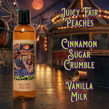 Tilt-A-Hurl - Beard Wash - Juicy Fair Peaches, Cinnamon Sugar Crumble, Vanilla Milk