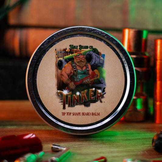 Tinker - Beard Balm - Warm Shortbread, Sugared Sandalwood, Smooth Molasses, Uplifting Bergamot