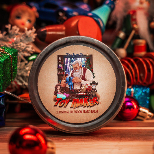 The Toy Maker - Beard Balm - Roasted Marshmallow Latte, Vanilla Bourbon, and Pipe Tobacco