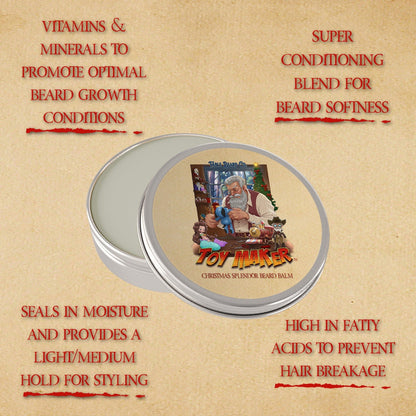 The Toy Maker - Beard Balm - Roasted Marshmallow Latte, Vanilla Bourbon, and Pipe Tobacco