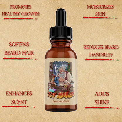The Toy Maker - Beard Oil - Roasted Marshmallow Latte, Vanilla Bourbon, and Pipe Tobacco