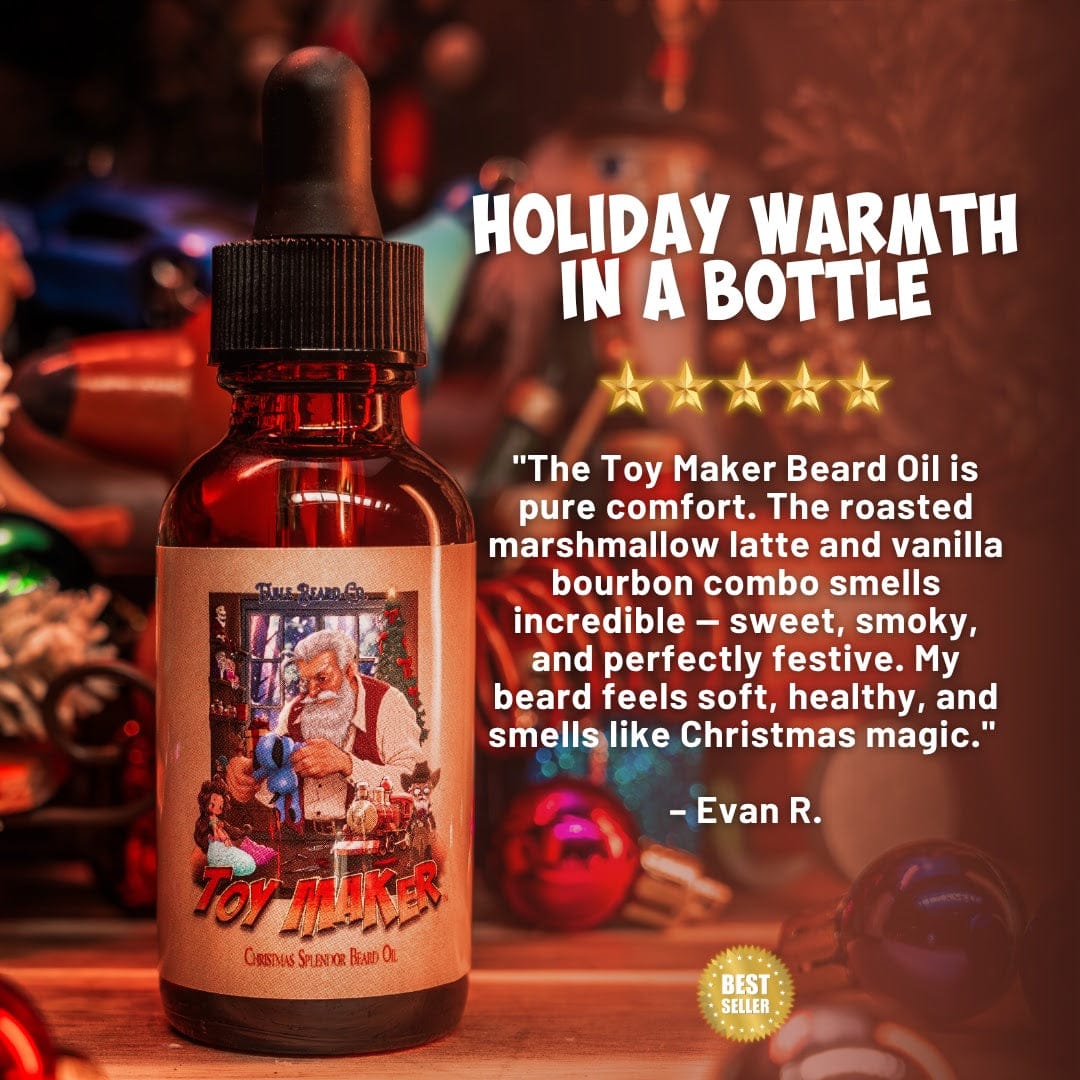 The Toy Maker - Beard Oil - Roasted Marshmallow Latte, Vanilla Bourbon, and Pipe Tobacco