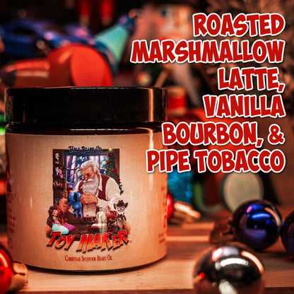 The Toy Maker - Beard Butter - Roasted Marshmallow Latte, Vanilla Bourbon, and Pipe Tobacco