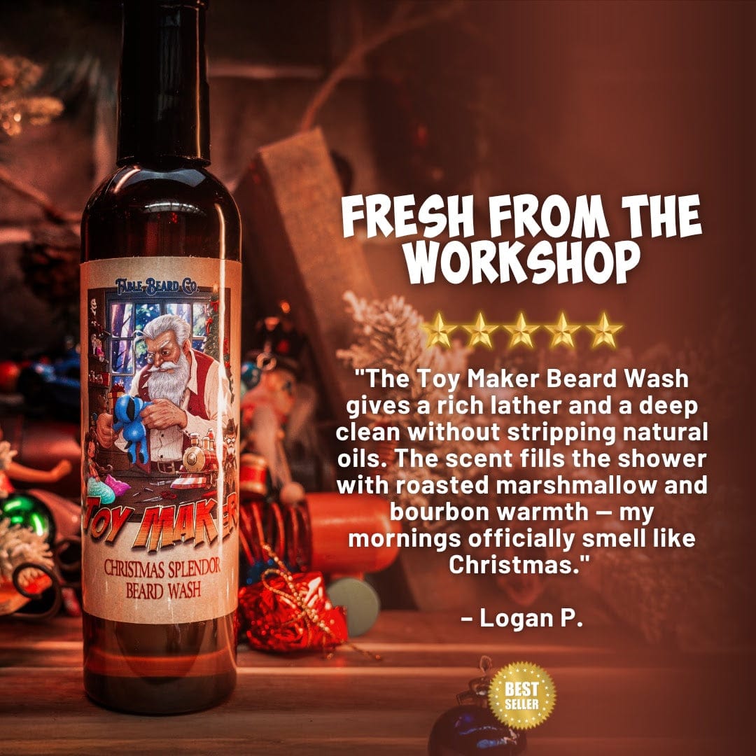The Toy Maker - Beard Wash - Roasted Marshmallow Latte, Vanilla Bourbon, and Pipe Tobacco