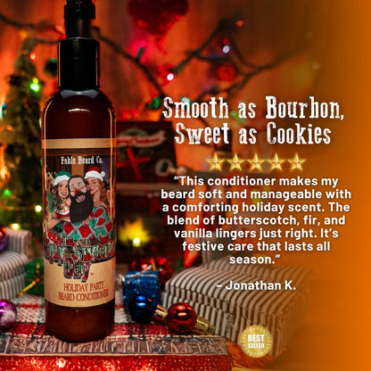 The Ugly Sweater Guy - Beard Conditioner - Butterscotch Bourbon, Balsam Fir, and Vanilla Cookies