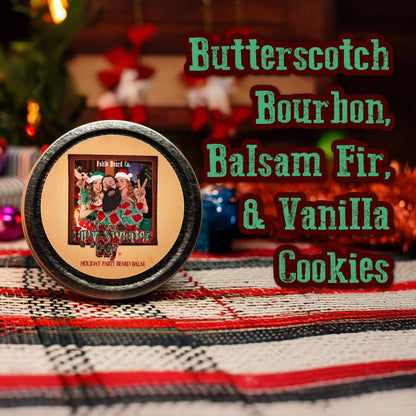 The Ugly Sweater Guy - Beard Balm - Butterscotch Bourbon, Balsam Fir, and Vanilla Cookies