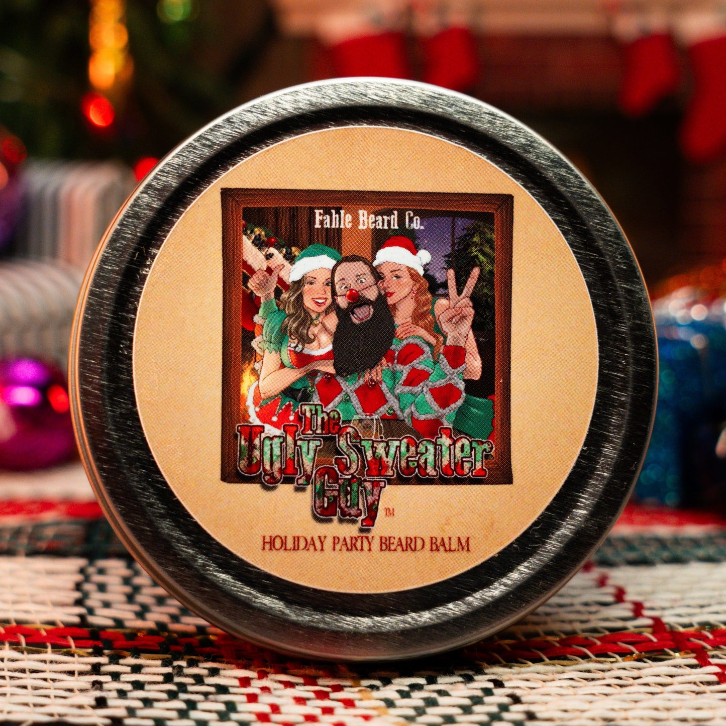 The Ugly Sweater Guy - Beard Balm - Butterscotch Bourbon, Balsam Fir, and Vanilla Cookies