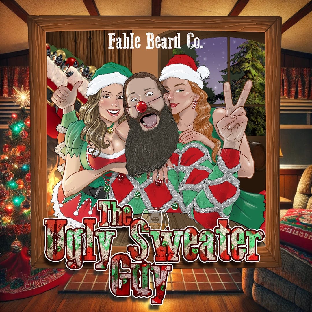 The Ugly Sweater Guy - Beard Oil - Butterscotch Bourbon, Balsam Fir, and Vanilla Cookies