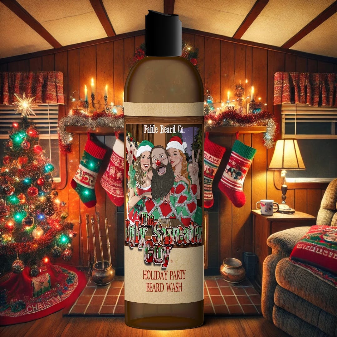 The Ugly Sweater Guy - Beard Wash - Butterscotch Bourbon, Balsam Fir, and Vanilla Cookies