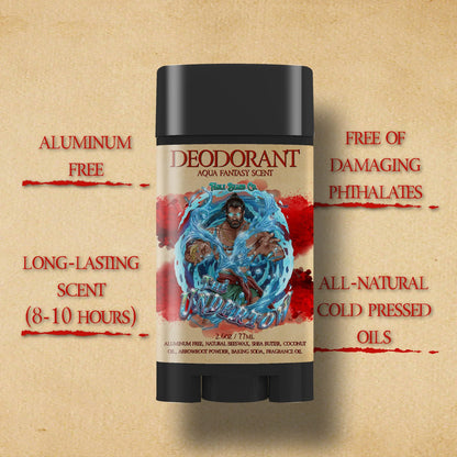 The Undertow - Deodorant - Palm Tree Woods, Oceanic Musk, Peppered Bergamot, and Mossy Sea Caves