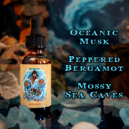 The Undertow - Beard Oil - Palm Tree Woods, Oceanic Musk, Peppered Bergamot, and Mossy Sea Caves