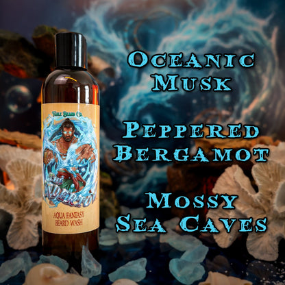 The Undertow - Beard Wash - Palm Tree Woods, Oceanic Musk, Peppered Bergamot, and Mossy Sea Caves