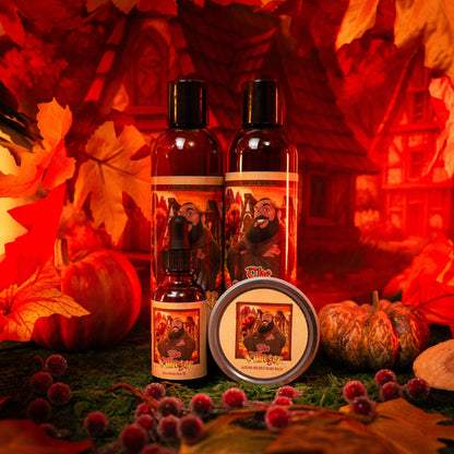 The Villager - Complete Balm Kit - Dried Oak Leaves, Iced Cranberry, Fall Air, and Golden Amber