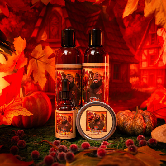 The Villager - Complete Balm Kit - Dried Oak Leaves, Iced Cranberry, Fall Air, and Golden Amber