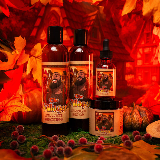 The Villager - Complete Butter Kit - Dried Oak Leaves, Iced Cranberry, Fall Air, and Golden Amber