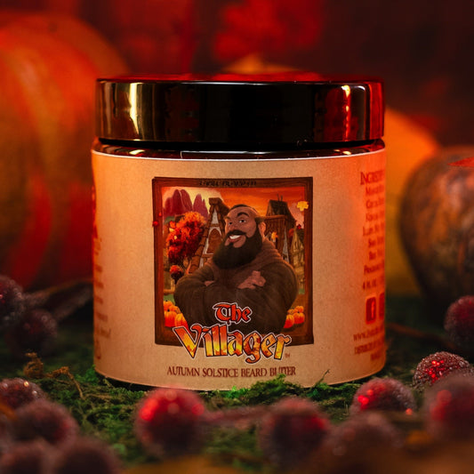 The Villager - Beard Butter - Dried Oak Leaves, Iced Cranberry, Fall Air, and Golden Amber