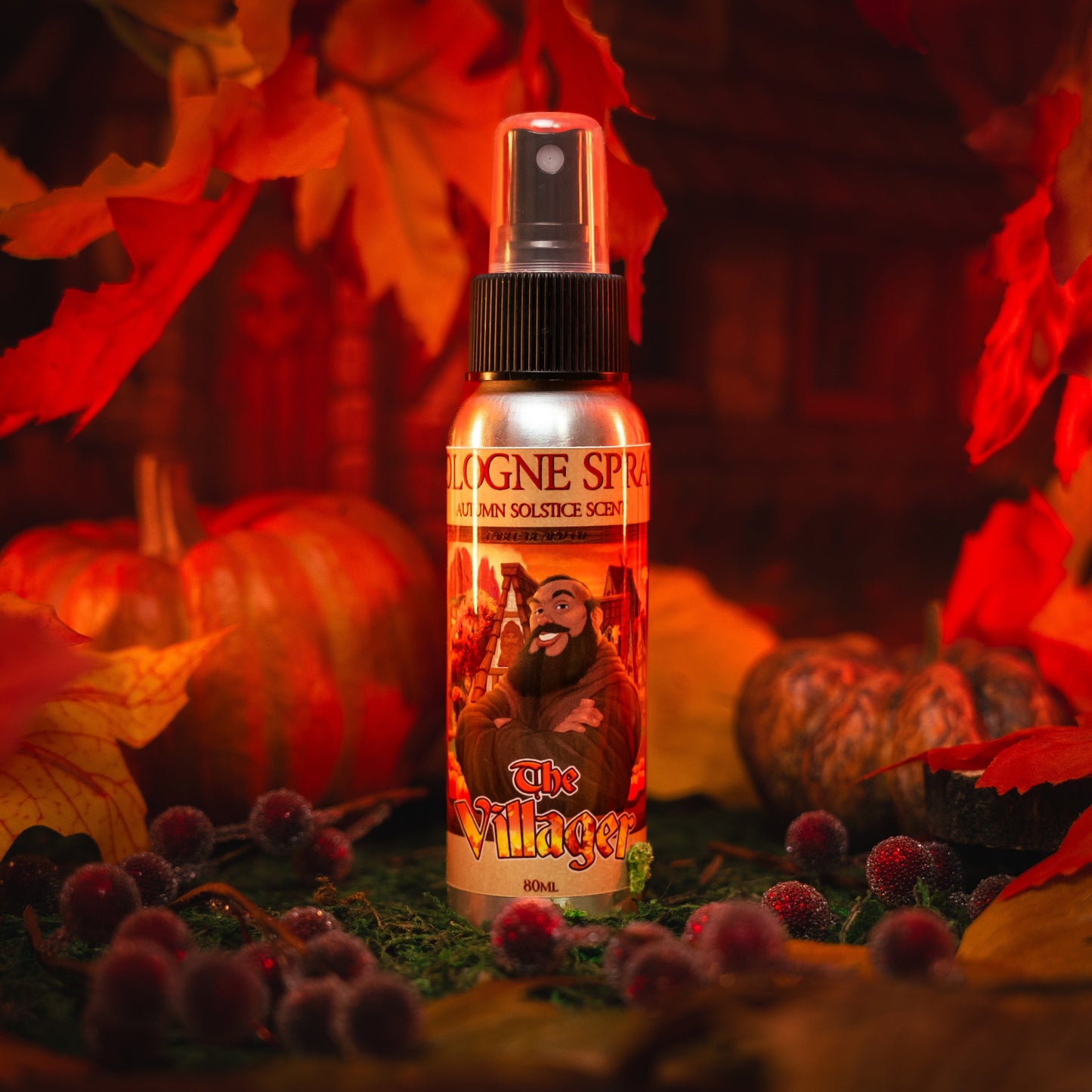 The Villager - Cologne - Dried Oak Leaves, Iced Cranberry, Fall Air, and Golden Amber