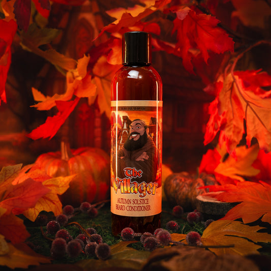 The Villager - Beard Conditioner - Dried Oak Leaves, Iced Cranberry, Fall Air, and Golden Amber