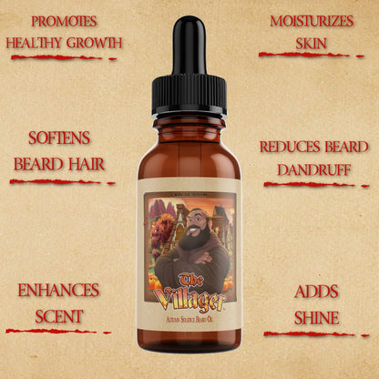 The Villager - Beard Oil & Butter Kit - Dried Oak Leaves, Iced Cranberry, Fall Air, and Golden Amber