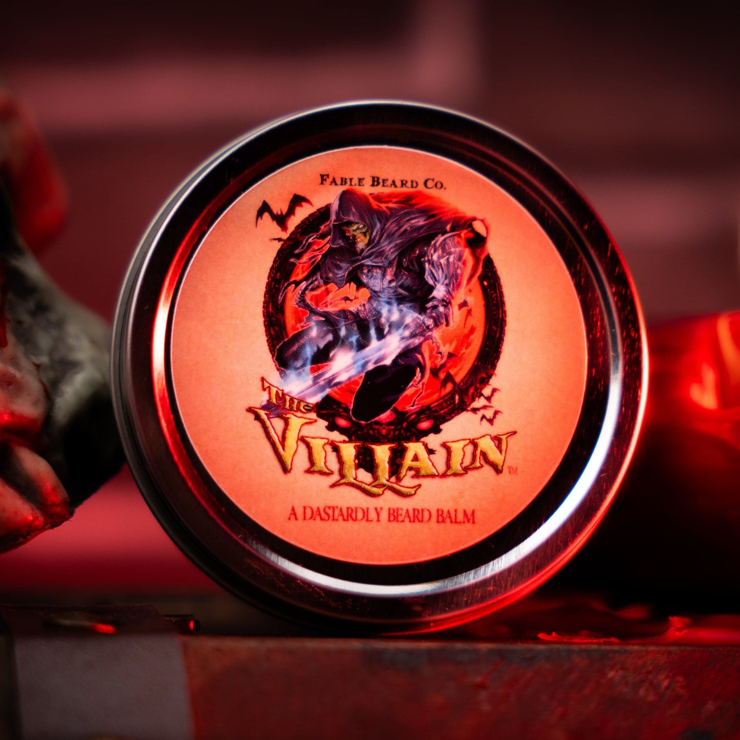 The Villain - Beard Balm - Dark Cologne, Diabolical Bergamot, Sinister Sandalwood, Warm Pipe Tobacco