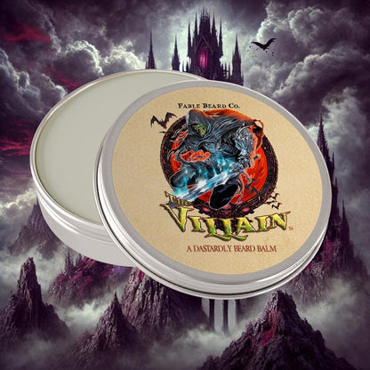 The Villain - Beard Balm - Dark Cologne, Diabolical Bergamot, Sinister Sandalwood, Warm Pipe Tobacco