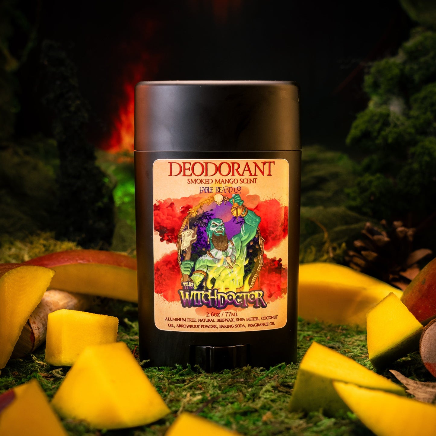 The Witch Doctor - Deodorant - Smoked Mango, Island Breeze, Dark Musk