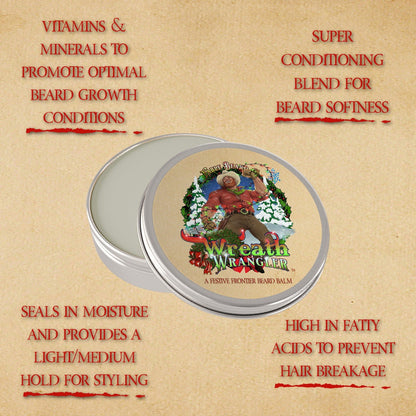Wreath Wrangler - Beard Oil & Balm Kit - Cranberry Jam, Mahogany Amber, Sweet Bergamot
