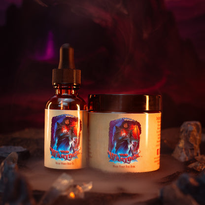 The Warlock - Beard Oil & Butter Kit - Dark Tobacco, Brown Ale, Citrus Spark, and Cherry Mist