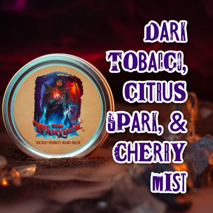 The Warlock - Beard Balm - Dark Tobacco, Brown Ale, Citrus Spark, and Cherry Mist