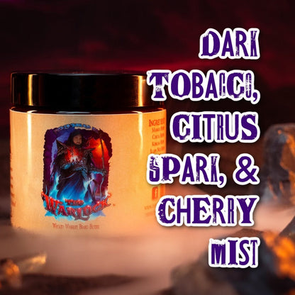 The Warlock - Beard Butter - Dark Tobacco, Brown Ale, Citrus Spark, and Cherry Mist
